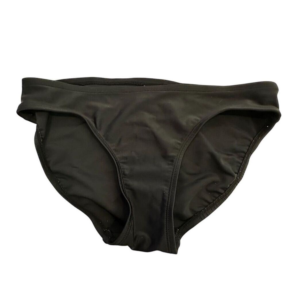 Merona Women's Black‎ Bikini Swim Bottoms Size S Eco-Friendly